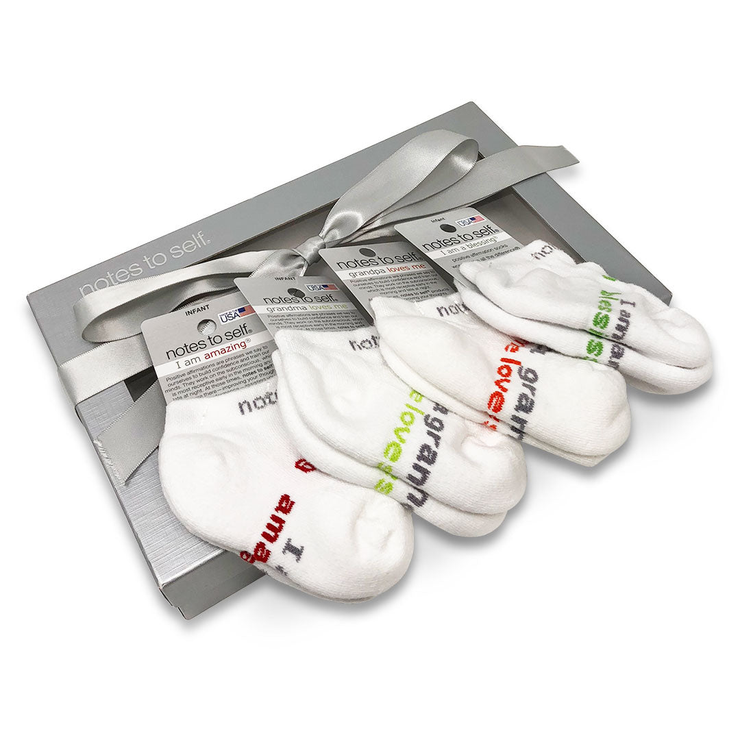 5 pair baby boy toddler sock gift set notes to self® – notes to self® socks