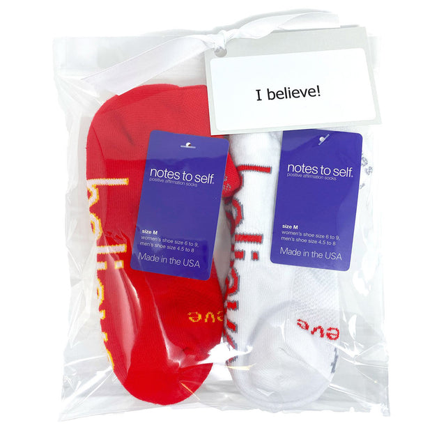 red collection – notes to self® socks