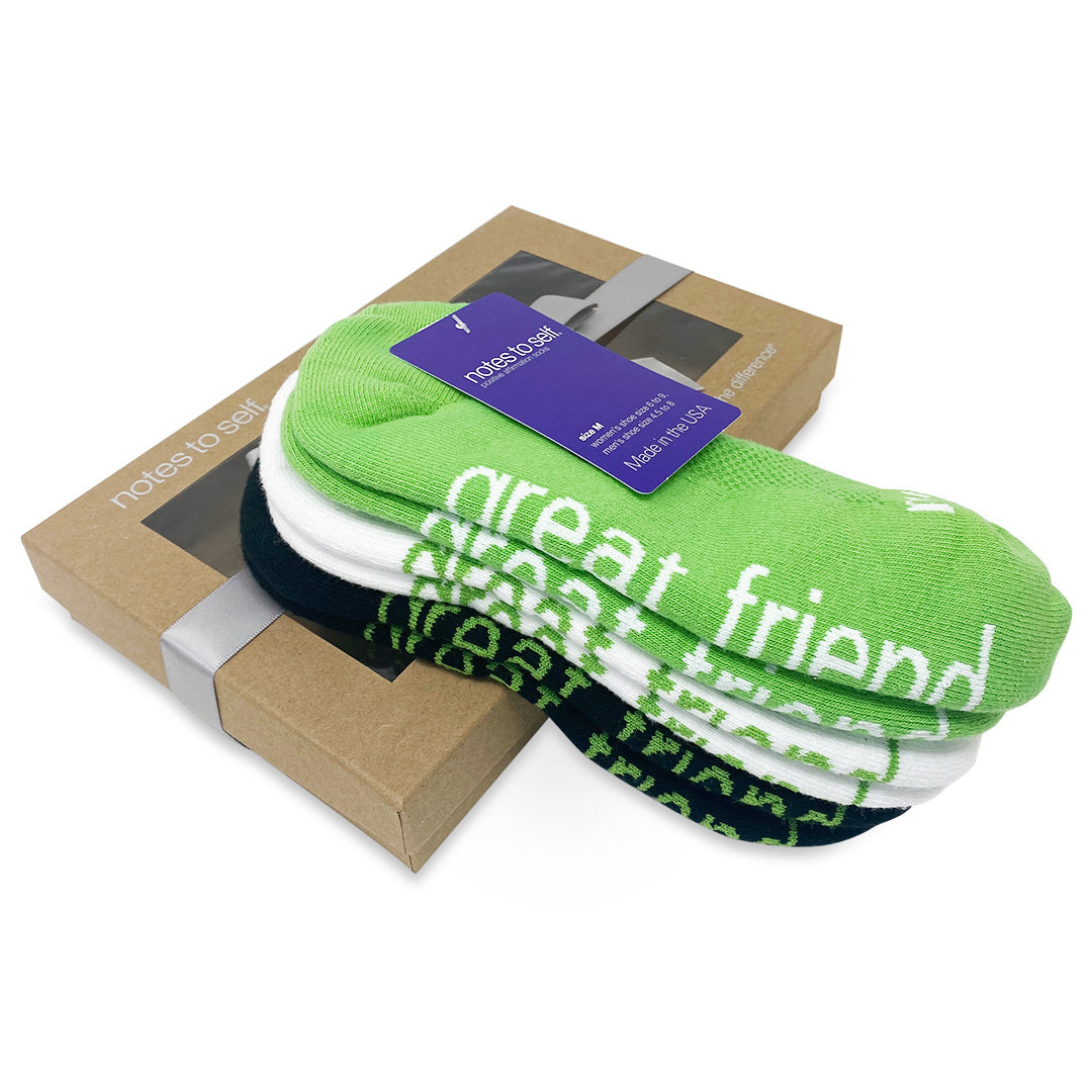 great friend 3 pair sock set