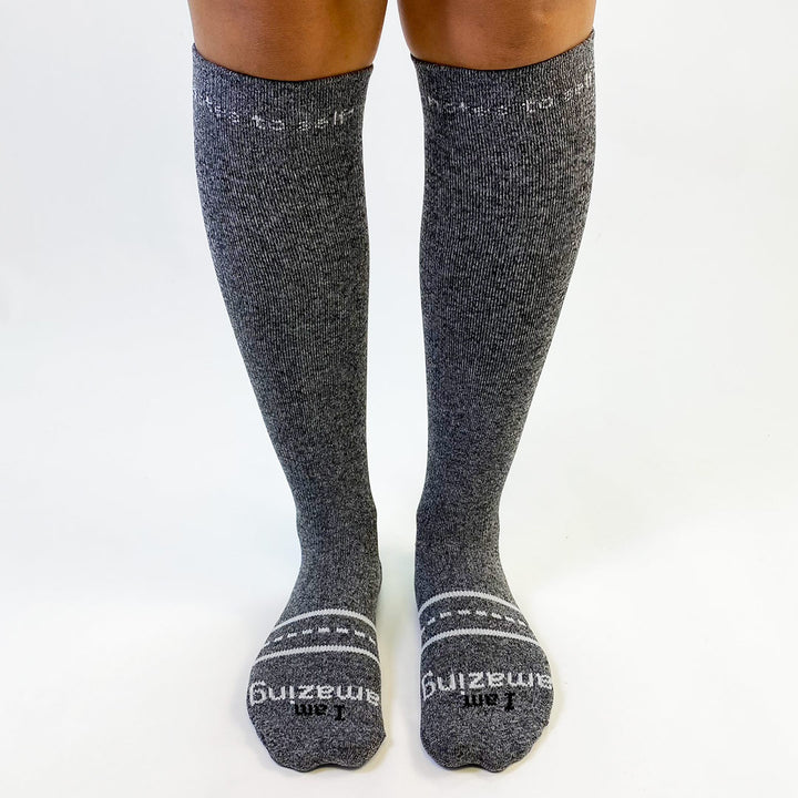 I am amazing compression knee socks 