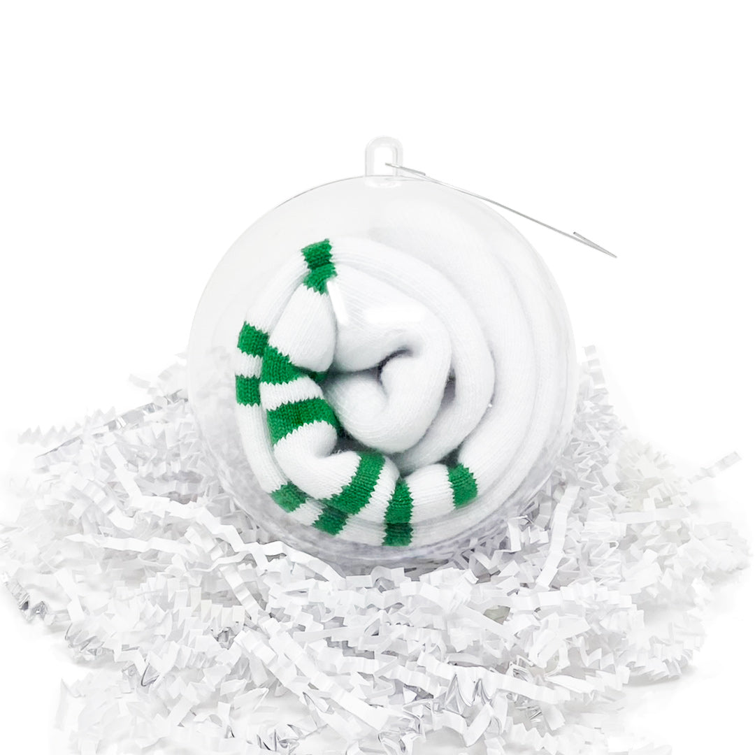 I love playing golf sock ornament white