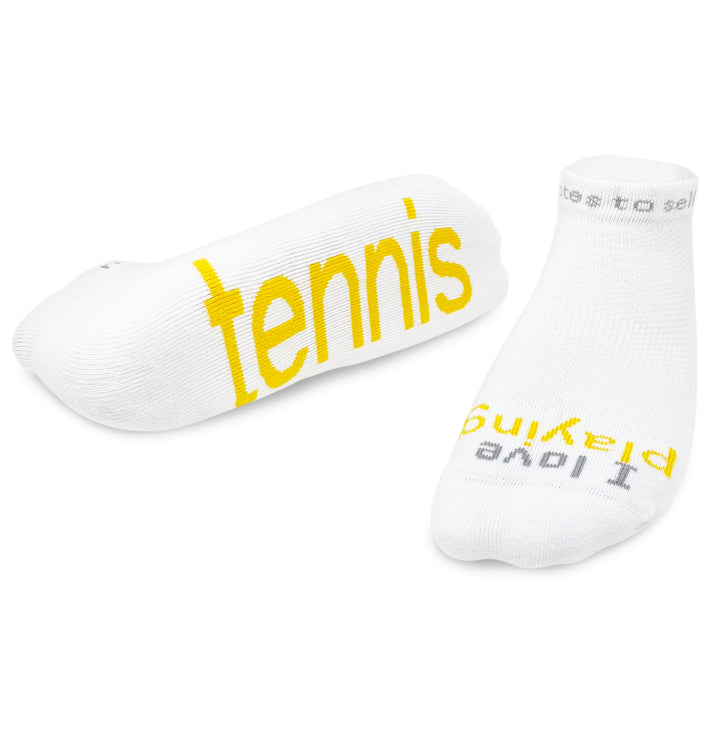 ornament with I LOVE PLAYING® TENNIS white socks