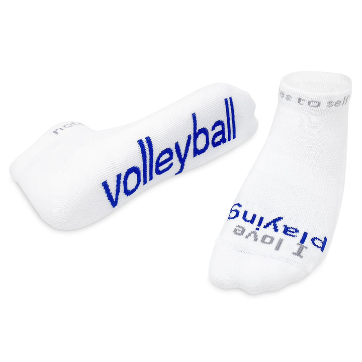 ornament with I LOVE PLAYING® VOLLEYBALL white socks