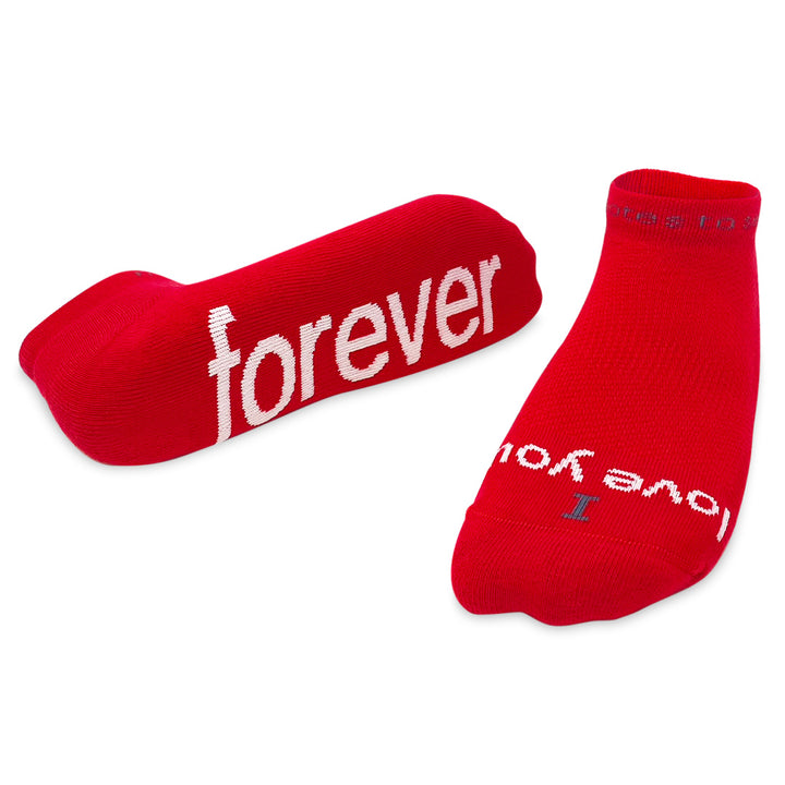 I love you - forever™ red low-cut socks