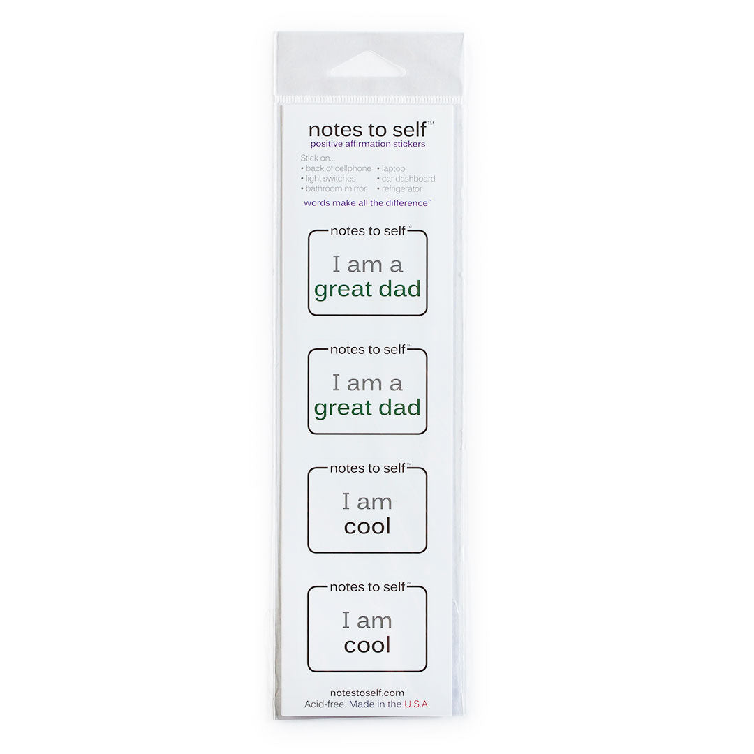 i am a great dad i am cool sticker for dads