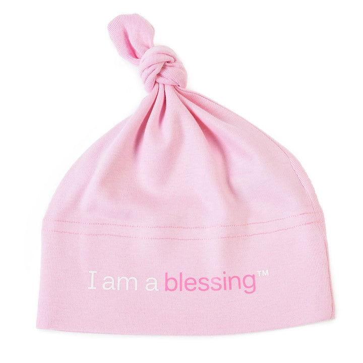 I am a blessing™ pink baby girl hat