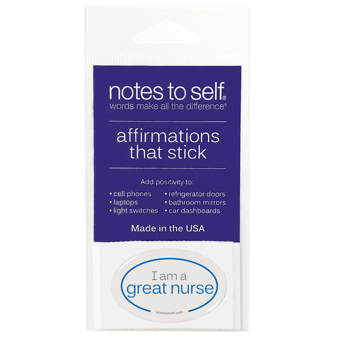 i am a great nurse puffy sticker affirmations that stick