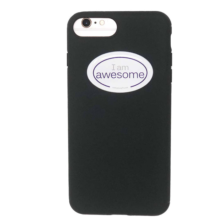 i am awesome sticker affirmations that stick puffy on phone case