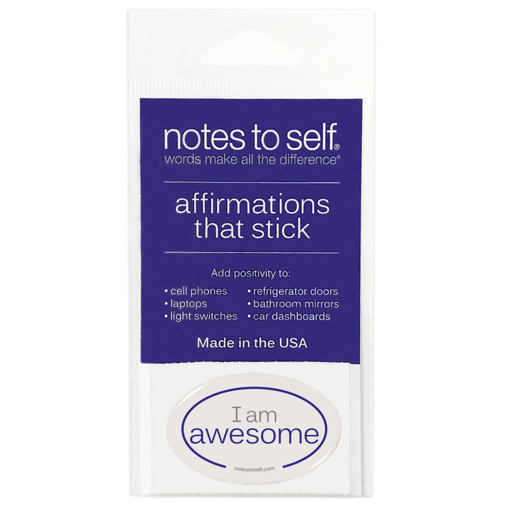 i am awesome puffy sticker affirmations that stick