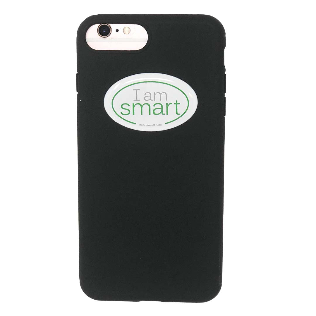 i am smart sticker affirmations that stick puffy on phone case