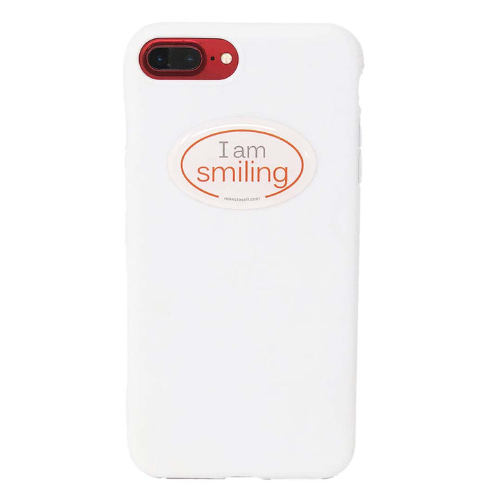 i am smiling sticker affirmations that stick puffy on phone case