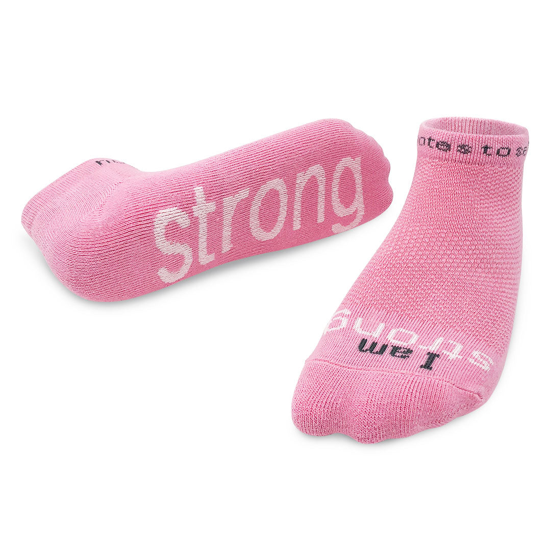 Thick Solid Light Pink Socks