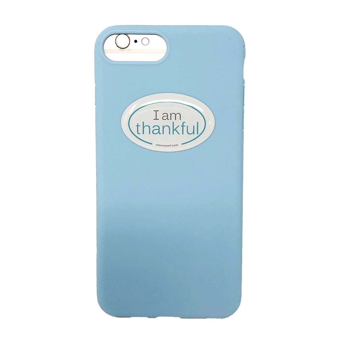 i am thankful sticker affirmations that stick puffy on phone case