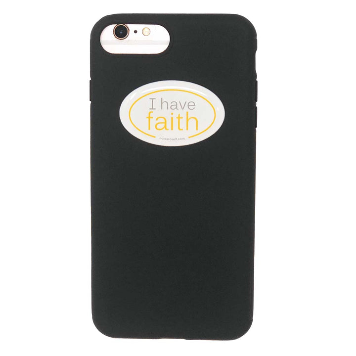 i have faith sticker affirmations that stick puffy on phone case