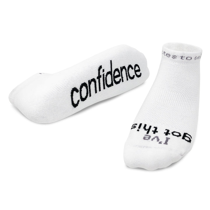 i've got this confidence white socks