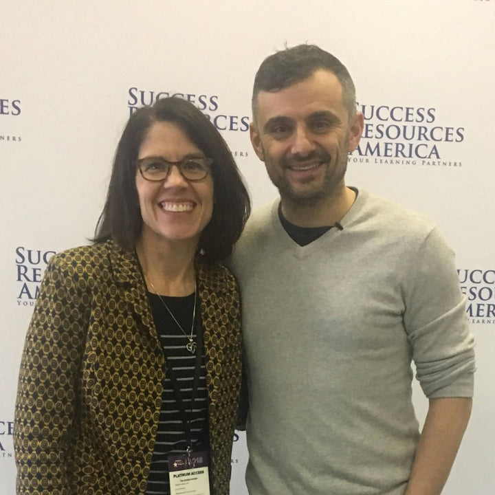 Laura Schmidt picture with Gary Vaynerchuk