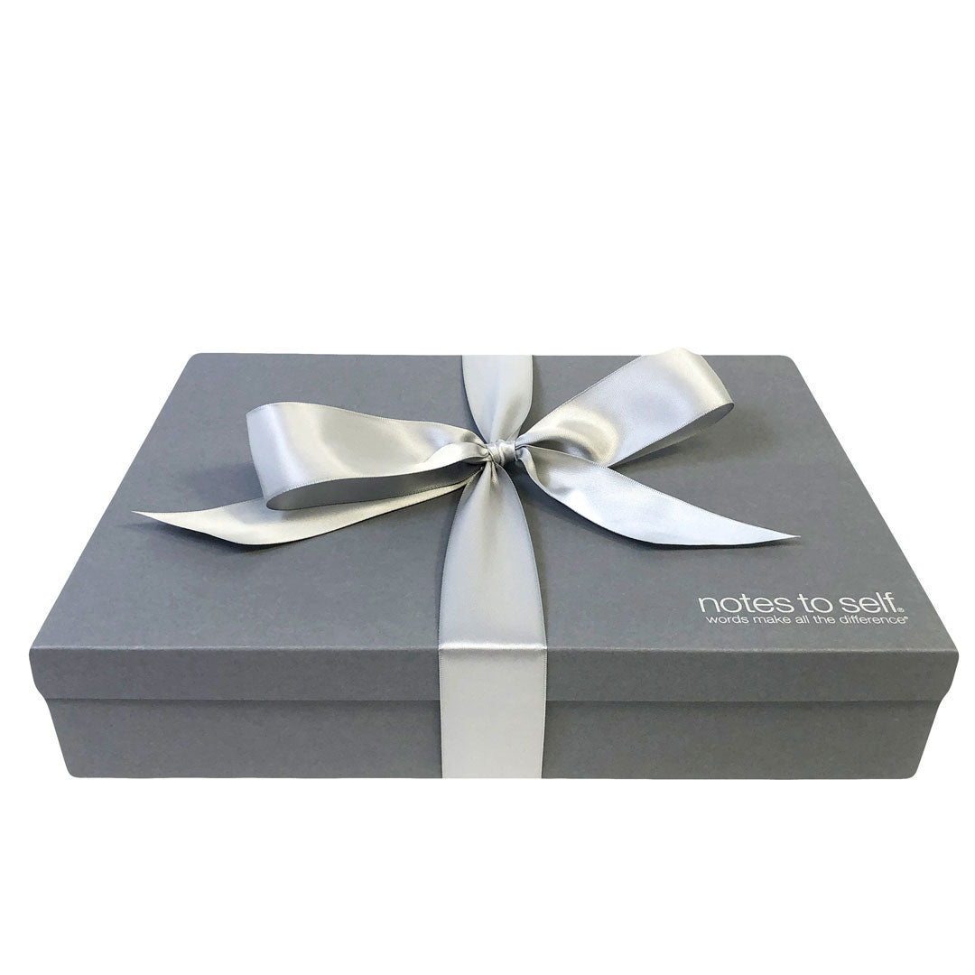 slate gift box keepsake with ribbon