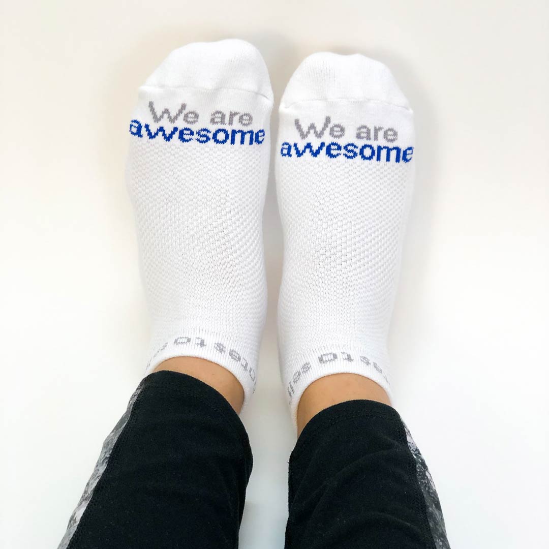 we are awesome usa patriotic socks
