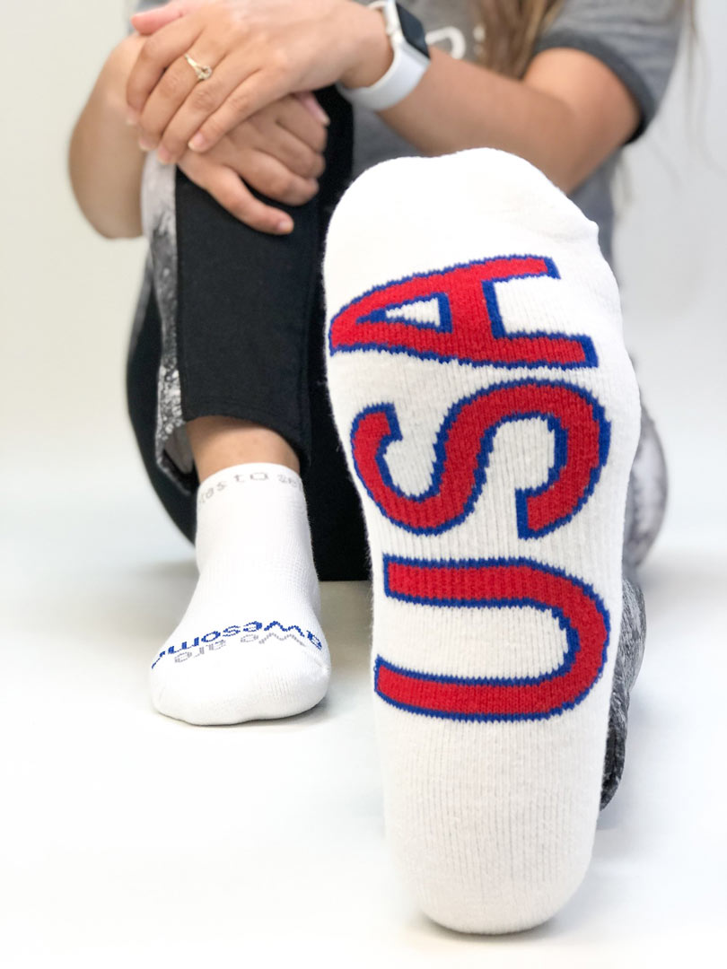 we are awesome usa patriotic socks